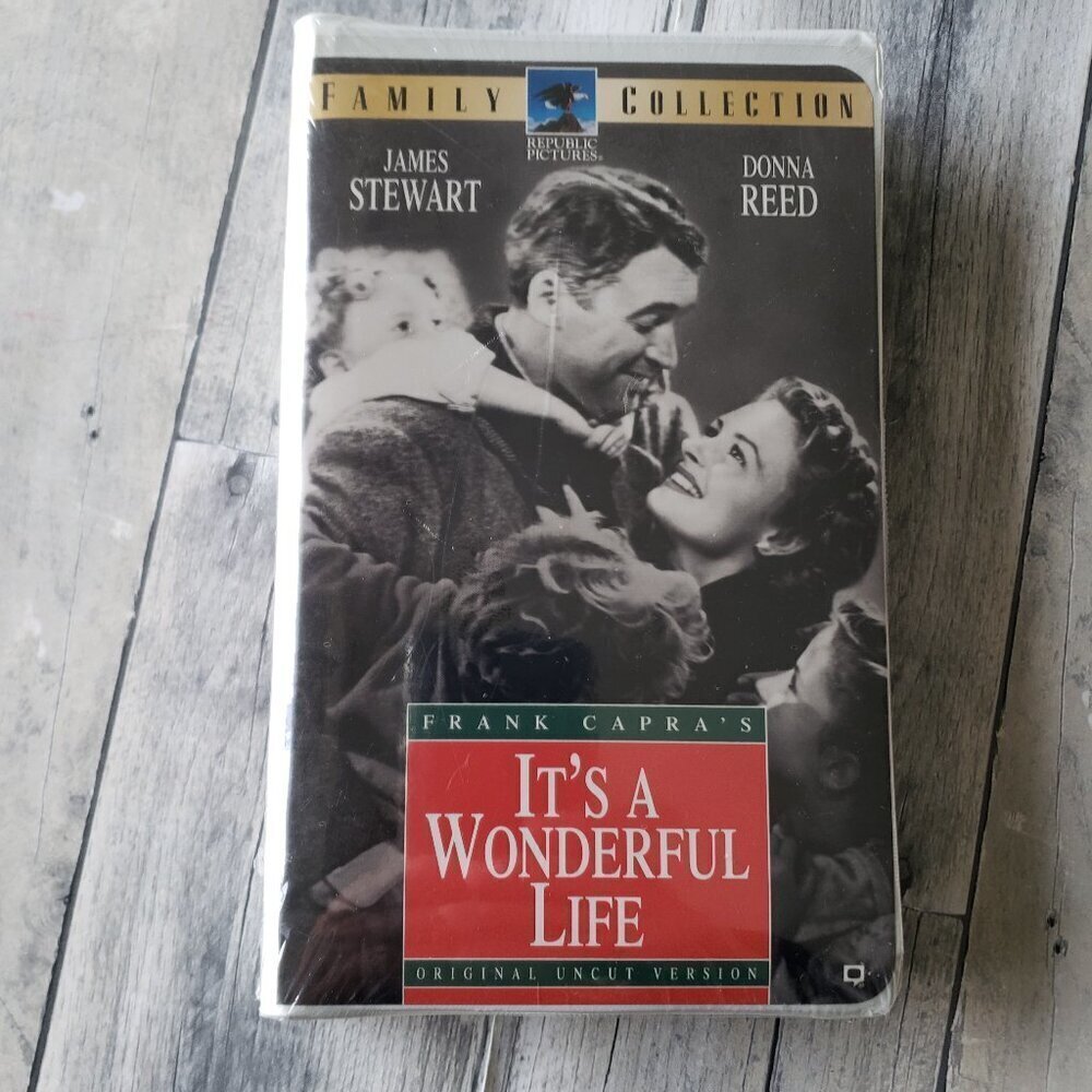 Sealed It's a Wonderful Life (1946) VHS in Clamshell